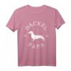 Dackel Papa Teckel Dachshund Dad Hundebesitzer Geschenk T-Shirt - Perfektes Vatertagsgeschenk für Hundeliebhaber und Dackelzüchter