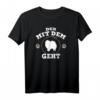 Der mit dem Zwergspitz geht Hunde Herrchen T-Shirt – Perfektes Geschenk für Hundepapa, Züchter & Hundeliebhaber zu Geburtstag, Weihnachten & Vatertag