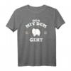 Der mit dem Zwergspitz geht Hunde Herrchen T-Shirt – Perfektes Geschenk für Hundepapa, Züchter & Hundeliebhaber zu Geburtstag, Weihnachten & Vatertag
