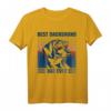 Vintage Best Dachshund Dad Ever T-Shirt – Cool Wiener Dackel Papa Geschenk für Vatertag, Geburtstag & Weihnachten