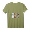 Damen Süßes Pudel Trio T-Shirt – Hundeliebhaber Geschenk mit Comic-Design für Gassi, Hundeshows & Weihnachten