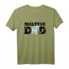 Malteser Dad Hundepapa T-Shirt – Lustiges Hundevater Outfit für Malteser Liebhaber & Hundebesitzer
