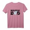 Malteser Dad Hundepapa T-Shirt – Lustiges Hundevater Outfit für Malteser Liebhaber & Hundebesitzer