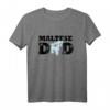 Malteser Dad Hundepapa T-Shirt – Lustiges Hundevater Outfit für Malteser Liebhaber & Hundebesitzer
