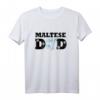 Malteser Dad Hundepapa T-Shirt – Lustiges Hundevater Outfit für Malteser Liebhaber & Hundebesitzer