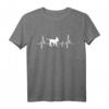 Heartbeat Herzschlag Design Malinois Welpe T-Shirt – Vintage Hundeporträt für Hundeliebhaber und Malinois Fans