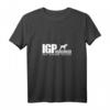 Damen IGP Riesenschnauzer Hundesport T-Shirt mit V-Ausschnitt – Perfektes Geschenk für Hundeliebhaber, Hundesportler & Züchter