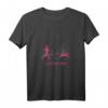 Damen Läuft bei uns Hundesport Zughundesport Running Canicross T-Shirt mit V-Ausschnitt – Perfekt für Läuferinnen und Hundesportlerinnen