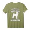 Schnauzer Motiv Gassi Hundesport T-Shirt – Perfektes Geschenk für Hundebesitzer, Hundetrainer & Agility-Fans