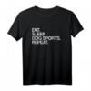 Eat Sleep Dog Sports Repeat Hundesport T-Shirt – Perfekt für Hundesportler, Hundeliebhaber & Hundetraining