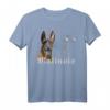 Malinois Hundesport T-Shirt mit Schatten - Stylisches Hundemotiv für Hundeliebhaber und Hundesportler