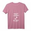 Damen Vorsicht vor dem Frauchen Mantrailing Hundesport T-Shirt mit V-Ausschnitt – Perfekt für Rettungshundearbeit & Hundesportliebhaber