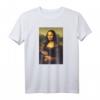 Mona Lisa Igel Lustiges Kunst T-Shirt - Originelles Indie Design für Igel-Fans, Trendige Retro & Vintage Mode