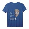 Igel Kostüm Kinder & Erwachsene - Lustiges T-Shirt mit Spruch 'In mir steckt ein Igel' für Karneval, Fasching, Halloween, Weihnachten & Geburtstag