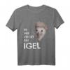 Igel Kostüm Kinder & Erwachsene - Lustiges T-Shirt mit Spruch 'In mir steckt ein Igel' für Karneval, Fasching, Halloween, Weihnachten & Geburtstag