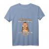Damen Igel T-Shirt mit V-Ausschnitt – Tierliebhaber-Geschenk für Natur- und Tierfreunde