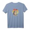 Süßer Igel Retro Blume Sonnenuntergang Herbst Tiere Raglan - Bequemer, langlebiger Schnitt mit doppelter Nähte