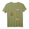 Kinder Igel in Brusttasche Kleidung - Niedliches Igel T-Shirt für Damen, Herren, Kinder & Mädchen als Geschenk zu Geburtstag & Weihnachten