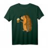 Lustiges Igel-Trinkendes Bier T-Shirt zum HapFrog - Humorvolles Tier- und Bierliebhaber-Shirt