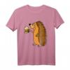 Lustiges Igel-Trinkendes Bier T-Shirt zum HapFrog - Humorvolles Tier- und Bierliebhaber-Shirt