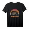Retro Igel T-Shirt - Wald Tier Geschenk für Tierliebhaber, Naturliebhaber & Herbstfans, ideales Weihnachts- und Geburtstagsgeschenk für Damen, Herren & Kinder