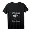 Damen Igel Schlafshirt Pyjama mit V-Ausschnitt – Lustiges Schlafanzug Oberteil für Damen, Herren und Kinder, ideales Geschenk für Schlafmützen und Bettliebhaber