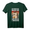 Morgenmuffel T-Shirt: Hasse Ich Kaffee und Morgen & Menschen - Lustiges Geschenk für Langschläfer & Schlafmützen