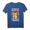 Morgenmuffel T-Shirt: Hasse Ich Kaffee und Morgen & Menschen - Lustiges Geschenk für Langschläfer & Schlafmützen