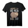 Lustiges Igel T-Shirt - Zuhause ist wo mein Igel ist Kinder T-Shirt als Geschenk für Tierliebhaber zu Weihnachten & Geburtstag