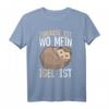 Lustiges Igel T-Shirt - Zuhause ist wo mein Igel ist Kinder T-Shirt als Geschenk für Tierliebhaber zu Weihnachten & Geburtstag