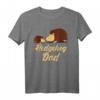 Hedgehog Dad T-Shirt - Lustiges Igel T-Shirt für Tierliebhaber, Freunde & Familie, ideales Geschenk zu Geburtstag, Weihnachten & besonderen Anlässen