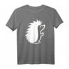 Igel T-Shirt für Tier- und Naturliebhaber - Klassisches Design mit langlebigem Saum, perfekt für Wald- und Naturfans