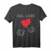 Igelliebe - Igel Liebe T-Shirt mit Spruch - Süßes Tiermotiv, ideales Geschenk zu Weihnachten, Nikolaus, Geburtstag, Ostern & Feiertagen für Igelliebhaber