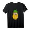 Sommer tropisch lustiges Ananas T-Shirt mit süßem Igel - Perfektes Urlaubsoutfit & Geschenk für Freunde & Partner