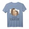 Offizielles Schlafshirt mit Igel-Design – Komfortables Tiermotiv für Morgenmuffel, Langschläfer & Schlafmützen, perfekt für Familie und Freunde