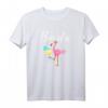 Bin da kann losgehen Flamingo mit Sekt T-Shirt - Lustiges Partyshirt für Mädelsabend & Feierfreunde