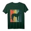 Irischer Wolfshund Silhouette Retro Vintage 70er 80er T-Shirt – Perfektes Geschenk für Hundeliebhaber und Retro-Fans