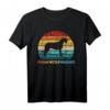 Irish Wolfshund Vintage Retro T-Shirt – Hundeliebhaber Mode im klassischen Stil