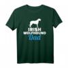 Irischer Wolfshund Papa T-Shirt – Geschenk für Hundeliebhaber und Hundebesitzer, klassisch geschnitten