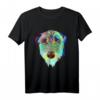 Splash Hund Irischer Wolfshund T-Shirt - Bunte Geschenkidee für Wolfshund-Fans und Gassigeher