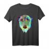 Splash Hund Irischer Wolfshund T-Shirt - Bunte Geschenkidee für Wolfshund-Fans und Gassigeher