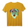 Splash Hund Irischer Wolfshund T-Shirt - Bunte Geschenkidee für Wolfshund-Fans und Gassigeher