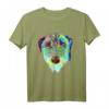 Splash Hund Irischer Wolfshund T-Shirt - Bunte Geschenkidee für Wolfshund-Fans und Gassigeher