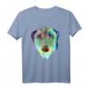 Splash Hund Irischer Wolfshund T-Shirt - Bunte Geschenkidee für Wolfshund-Fans und Gassigeher