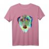 Splash Hund Irischer Wolfshund T-Shirt - Bunte Geschenkidee für Wolfshund-Fans und Gassigeher