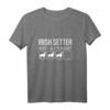 Irish Setter - Hört aufs Wort, Lustiges Hundelangarmshirt für Hundeliebhaber, Züchter & Hundetrainer, Perfekt als Geschenk