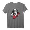 Irish Setter Hund Silhouette T-Shirt mit Sonnenbrille – Geschenk für Hundemütter, Hundeväter und Irish Setter Fans