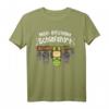 Niedliches Schlafshirt mit Schildkröte und Fledermäusen – Lustiges Tiermotiv für Damen und Herren, perfekt als Geschenk für Tierliebhaber, Morgenmuffel und Waldtier-Fans