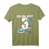Kinder Polizei-Shirt zum 3. Geburtstag – Süßes Geschenk für Jungen und Mädchen, ideal für Geburtstag, Kindergarten & Schule
