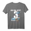 Kinder Polizei-Shirt zum 3. Geburtstag – Süßes Geschenk für Jungen und Mädchen, ideal für Geburtstag, Kindergarten & Schule